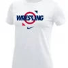 Nike Women's Wrestling Tee - White/Red/Blue