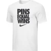 Nike Youth Wrestling Pins Equals Wins Tee - White