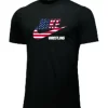 Nike Youth Wrestling USA Flag Tee - Black