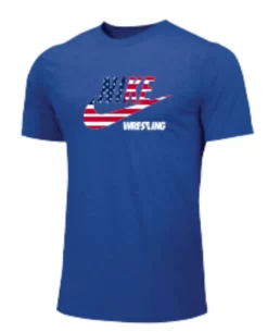 Nike Men's Wrestling Sportswear Flag Tee - Royal