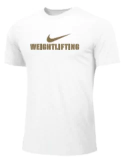 Nike Men's Weightlifting Tee - Gold/White