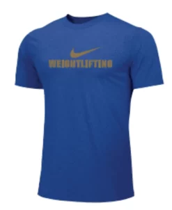 Nike Men's Weightlifting Tee - Gold/Royal