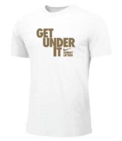 Nike Men's Weightlifting Get Under It Tee - White