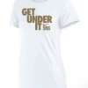 Nike Women's Weightlifting Get Under It Tee - White