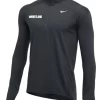 Nike Men's Wrestling 1/2 Zip Top - Charcoal