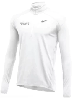 Nike Men's Fencing 1/2 Zip Top - White
