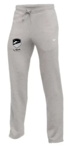 Nike Youth USA Fencing Club Fleece Pant - Heather Grey/Monocrome