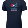 Nike Men's USA Wrestling Legend - College Navy/Cool Grey