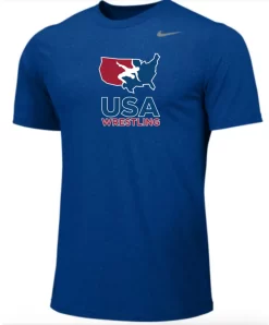 Nike Men's USA Wrestling Legend - Game Royal/Cool Grey