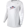 Nike Women's USA Racquetball Legend LS Crew - White/Cool Grey