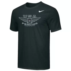 Nike Men's USA Fencing Legends Of The Piste Tee - Black/Silver