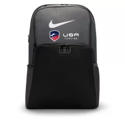 Nike USA Fencing Brasilia Training Backpack - Grey/Black