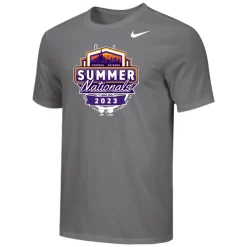 Nike Youth USA Fencing Summer Nationals 2023 Cotton Tee - Grey