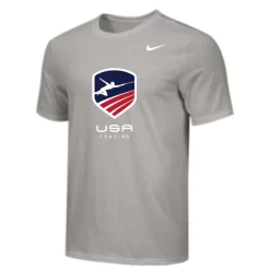 Nike Youth USA Fencing Tee - Grey