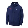 Nike Men's USA Judo Club Fleece Full Zip Hoodie - Navy