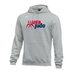 Nike Men's USA Judo Club Fleece Hoodie - Grey