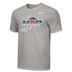 Nike Men's USA Racquetball Tee - Grey