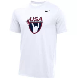 Nike Youth USA Weightlifting Tee - White