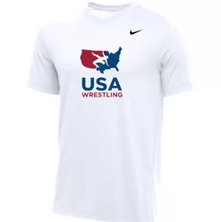 Nike Youth USA Wrestling Tee - White