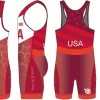 Nike Women's USA Wrestling Star Tour Wrestling Singlet - Red