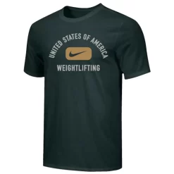 Nike Men's USA Weightlifting Arch USA Tee - Black