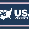 USA Wrestling Beach Towel - Blue/White/Red