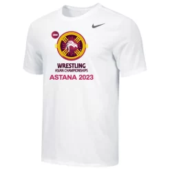 Nike Men's UWW Asian Championships Astana 2023 Tee - White
