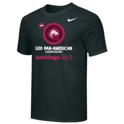 Nike Men's UWW U20 PanAm Championships 2023 Tee - Black