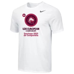 Nike Men's UWW U20 European Championships Santiago 2023 Tee Tee - White