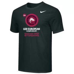 Nike Men's UWW U20 European Championships Santiago 2023 Tee - Black