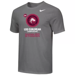 Nike Men's UWW U20 European Championships Santiago 2023 Tee - Grey