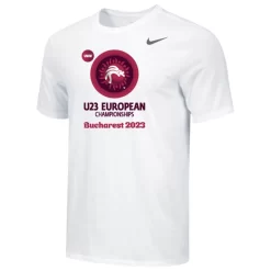 Nike Men's UWW U23 European Championships Bucharest 2023 Tee - White