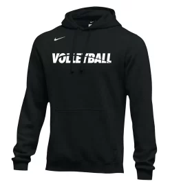 Nike Men's Volleyball Club Fleece Hoodie - Black/White