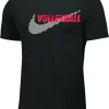 Nike Women's Volleyball Rawdacious Tee - Black/Grey