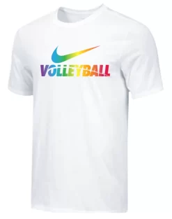 Nike Women's Volleyball Pride Tee - White