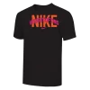 Nike Men's Weightlifting Arch Tee - Black/Pink/Orange