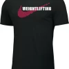 Nike Men's Weightlifting Rawdacious Tee - Black/White