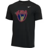 Nike Women's USA Weightlifting Tee - Black/Gold
