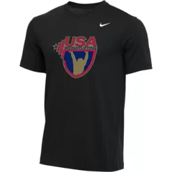 Nike Women's USA Weightlifting Tee - Black/Gold