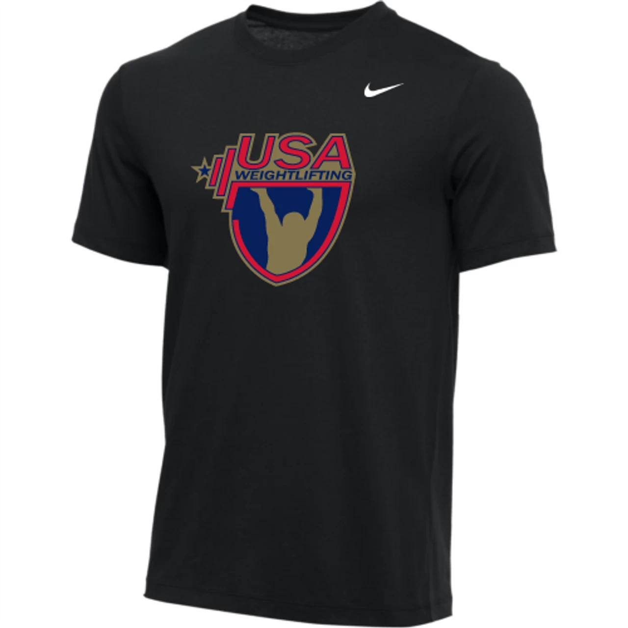 Nike Women's USA Weightlifting Tee - Black/Gold