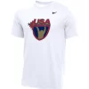 Nike Men's USA Weightlifting Tee - White/Gold
