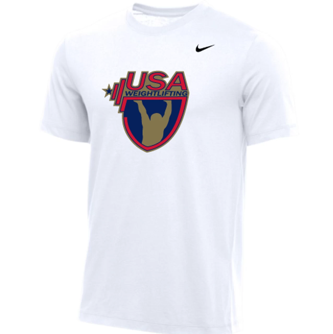 Nike Men's USA Weightlifting Tee - White/Gold