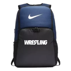 Nike Wrestling Brasilia Backpack - Midnight Navy/Black/White