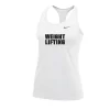 Nike Women's Weightlifting Balance Tank - White/Black