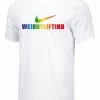 Nike Women's Weightlifting Pride Tee - White