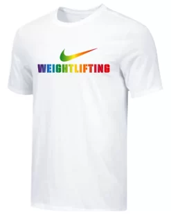 Nike Men's Weightlifting Pride Tee - White
