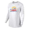 Nike Women's World Outdoor Racquetball Team Legend LS Crew - White