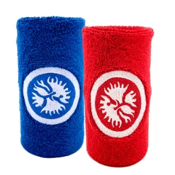 Unisex UWW Wrestling WristBand - Royal Blue/University Red