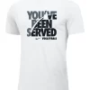Nike Men's Volleyball You've Been Served Tee - White/Grey/Black