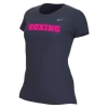 Nike Women's Boxing Legend Tee - Navy